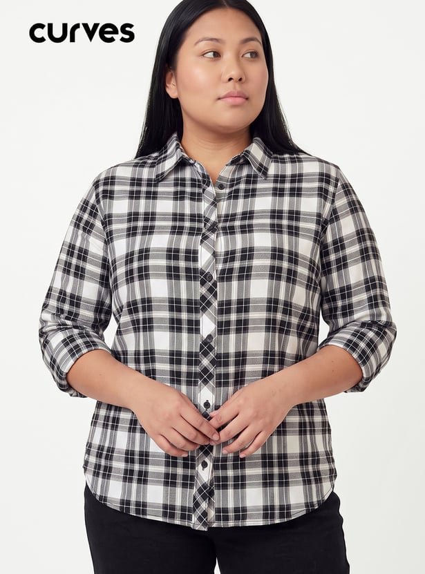 Women Checked Shirt