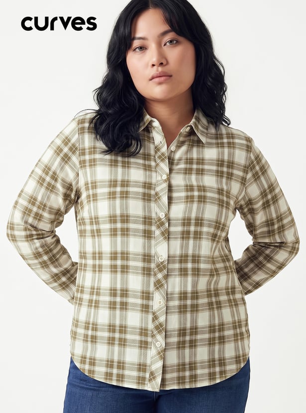 Women Checked Shirt