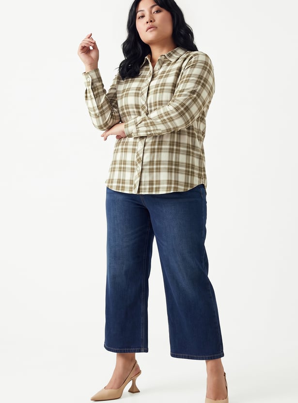 Women Checked Shirt