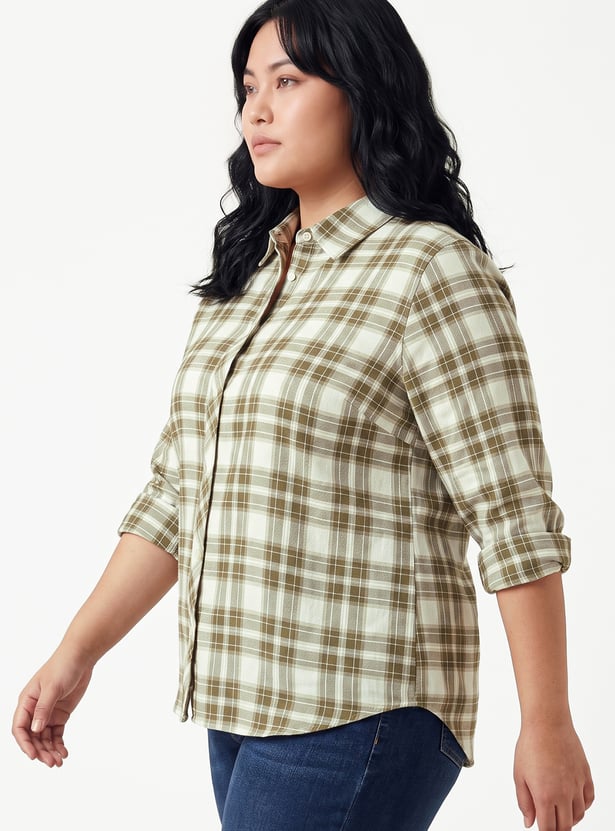 Women Checked Shirt