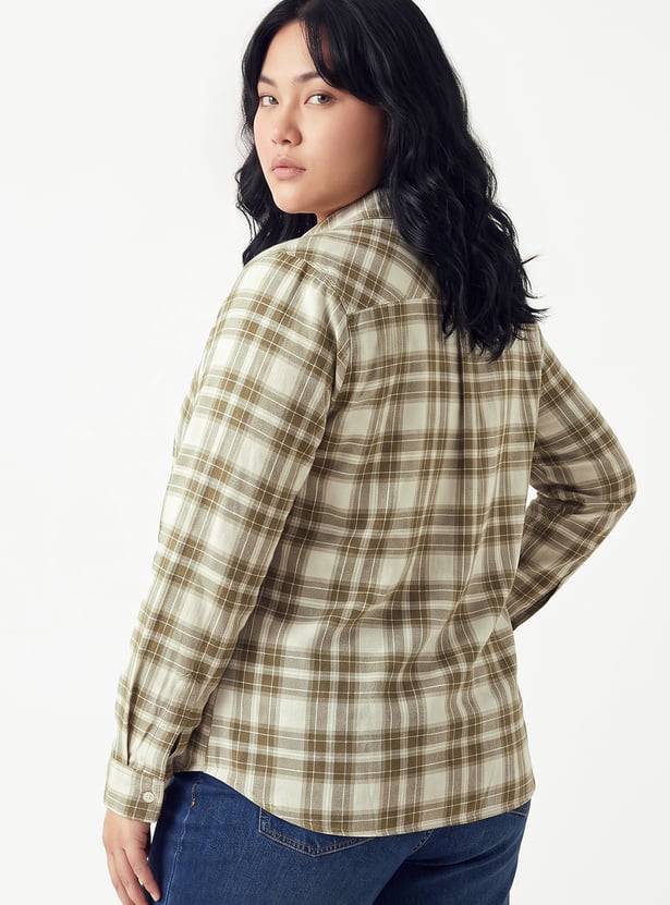 Women Checked Shirt