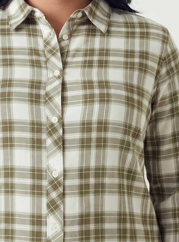 Women Checked Shirt