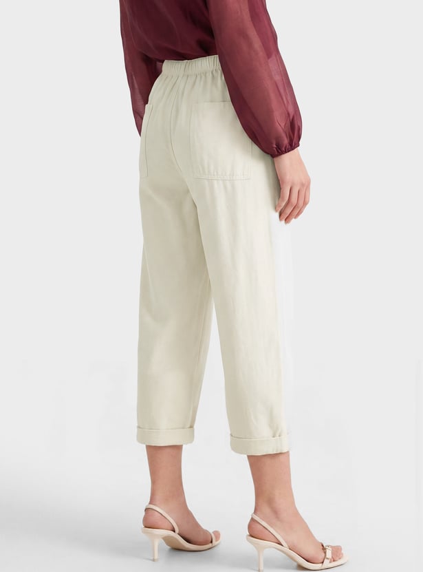 Women Solid Trousers