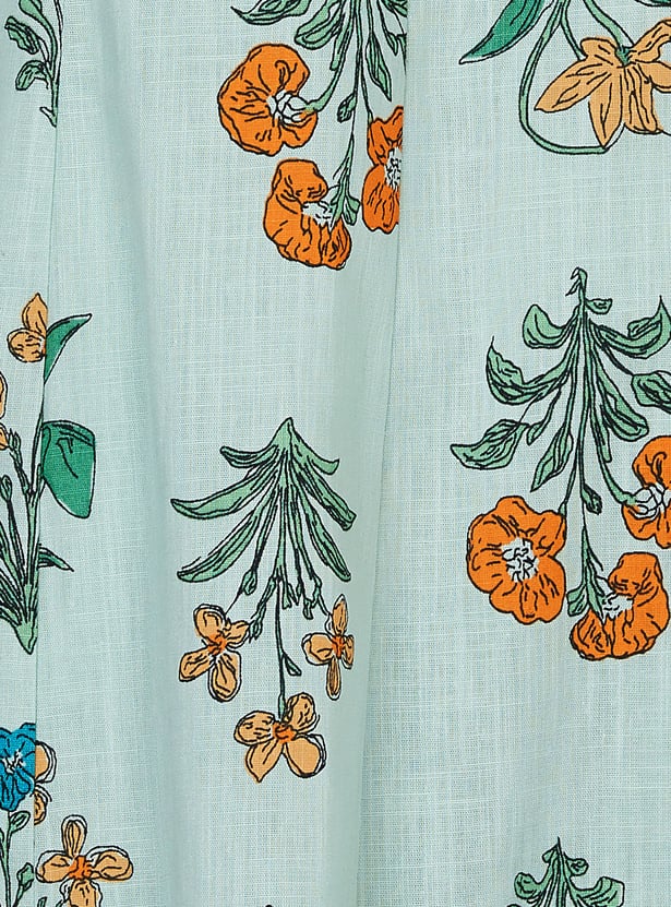 Women Floral A-Line Kurta Set