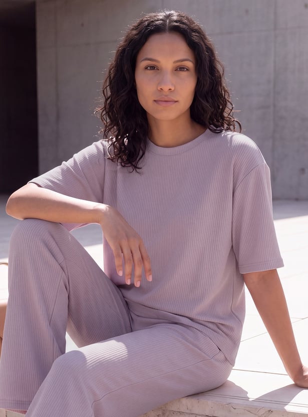 Women Ribbed T-shirt