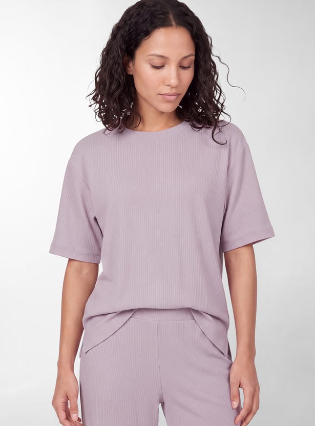Women Ribbed T-shirt