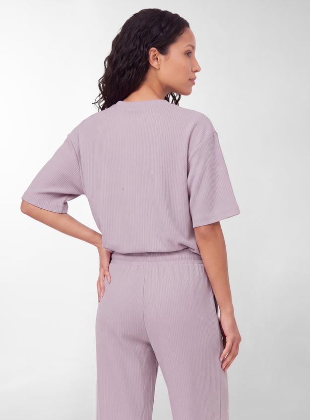 Women Ribbed T-shirt