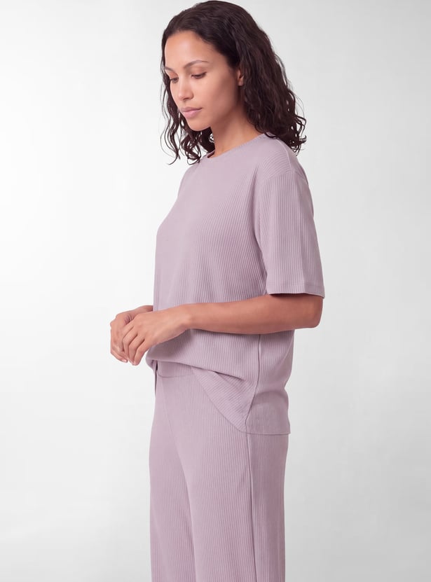 Women Ribbed T-shirt
