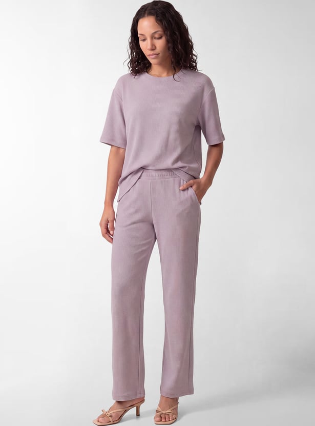 Women Ribbed T-shirt
