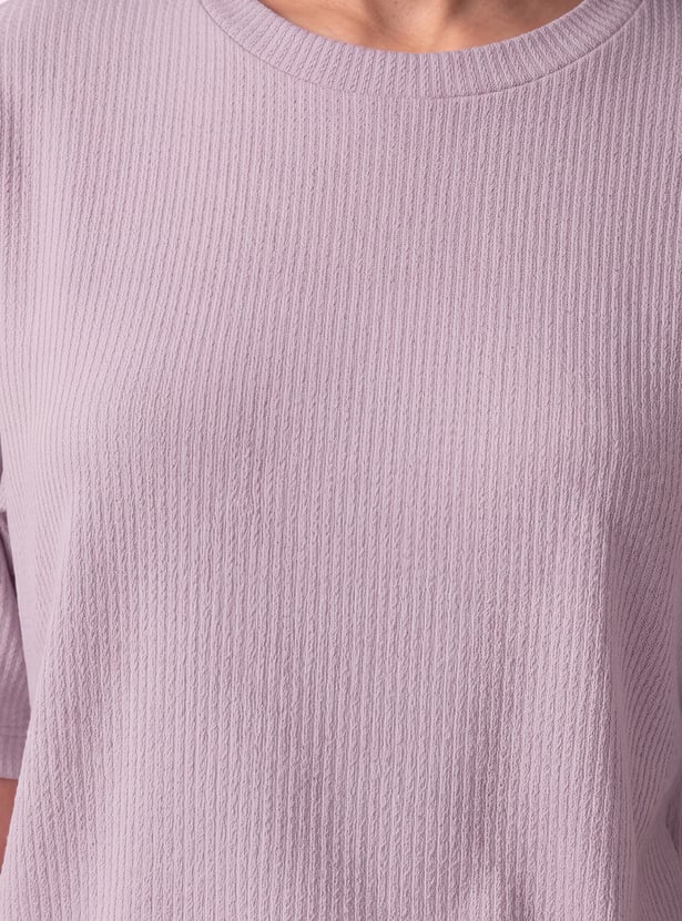 Women Ribbed T-shirt