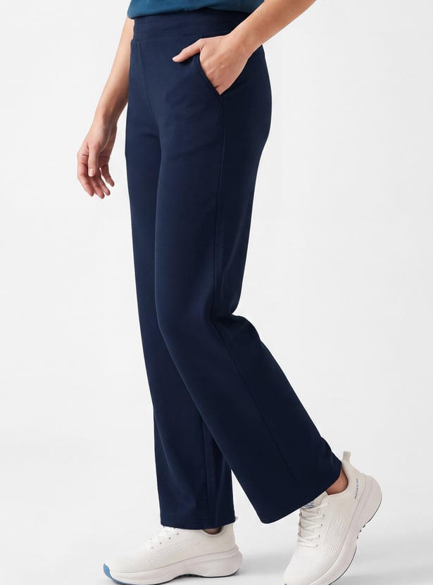 Women Solid Sports Track Pants