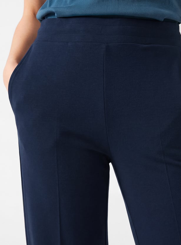 Women Buttery Soft Wide Leg Track Pants