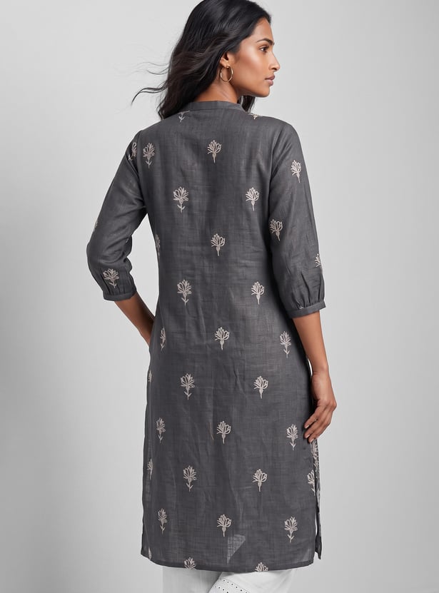 Women Printed Straight Kurta