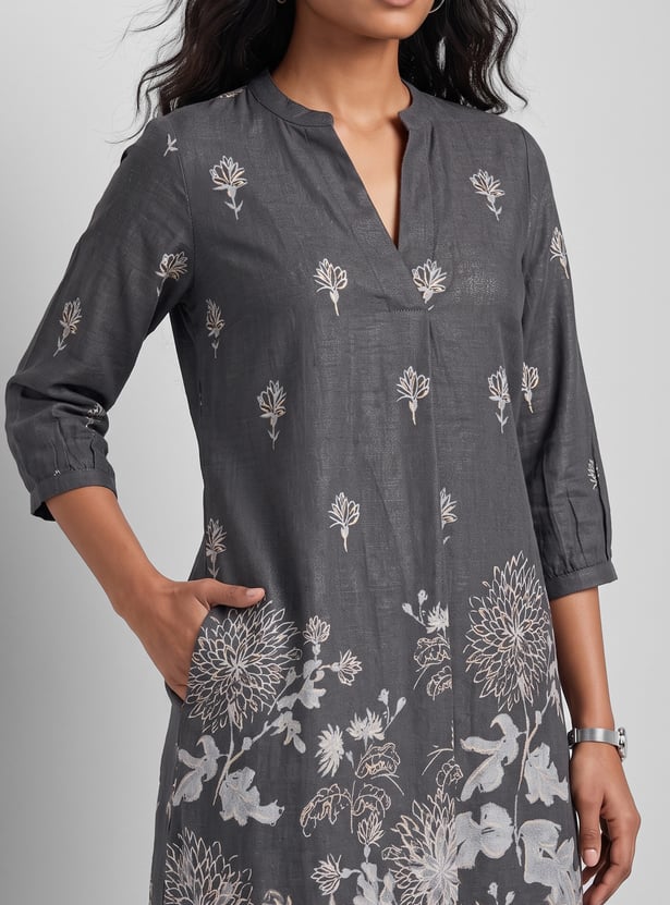 Women Printed Straight Kurta