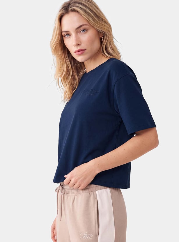 Women Solid Sports T-shirt