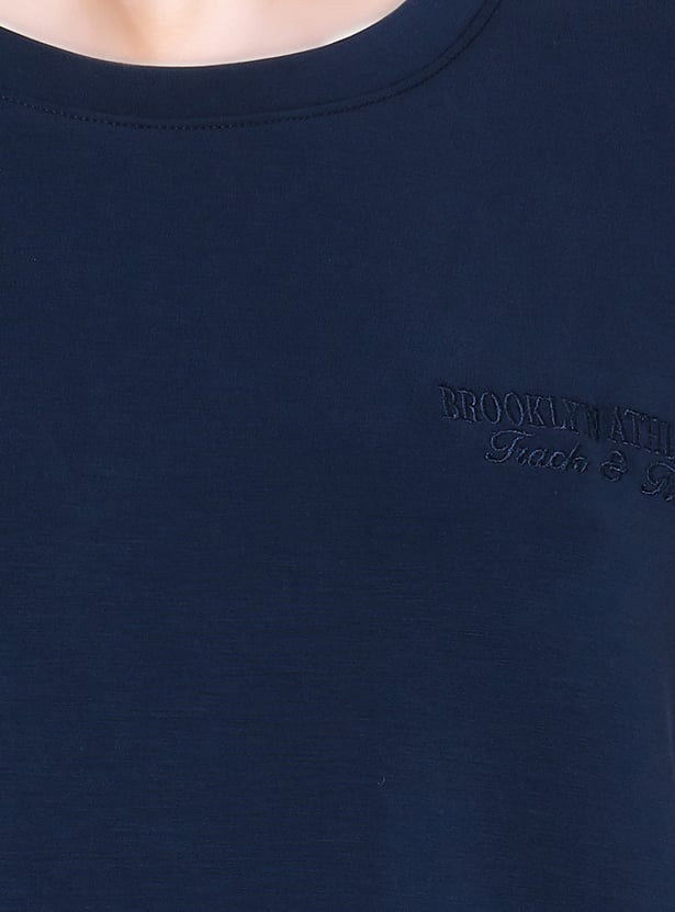 Women Solid Sports T-shirt