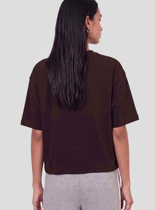 Women Solid Sports T-shirt