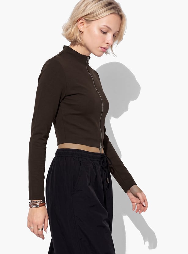 URB_N Women Solid Bomber Jacket