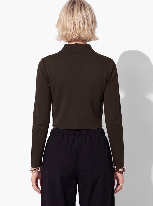 URB_N Women Solid Bomber Jacket
