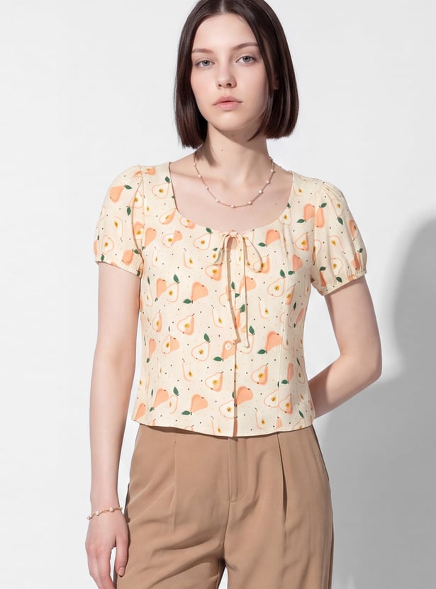 URB_N Women Printed Blouse