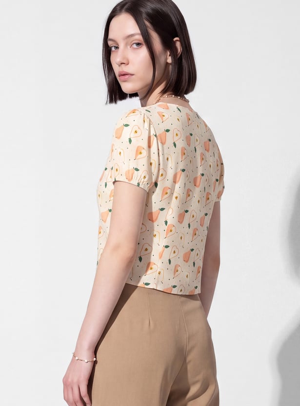 URB_N Women Printed Blouse