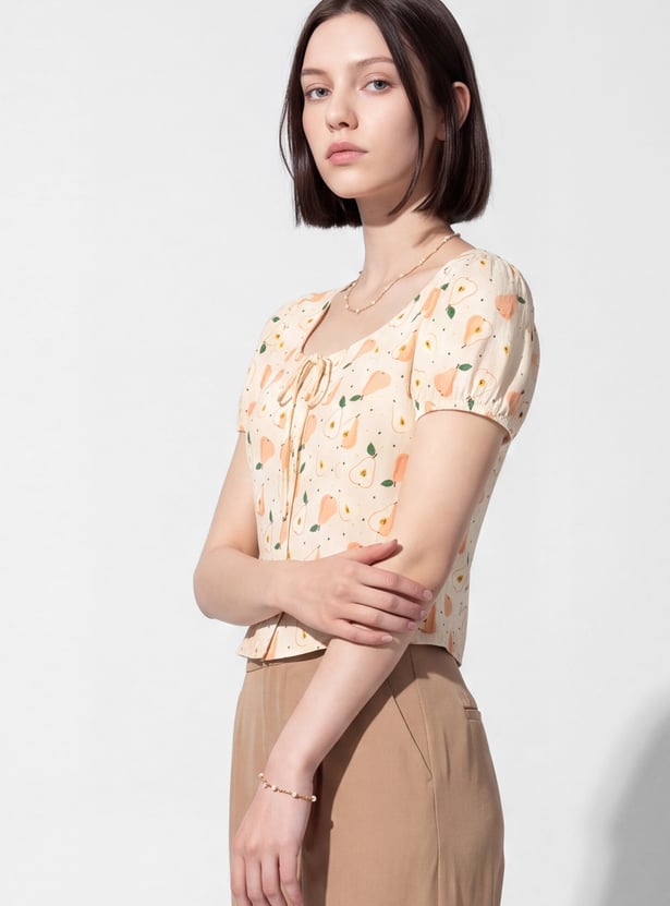URB_N Women Printed Blouse