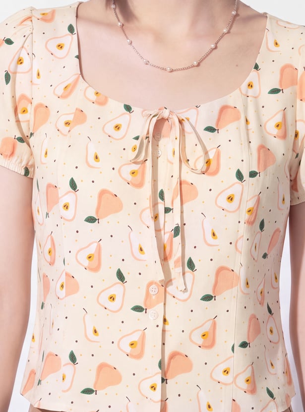 URB_N Women Printed Blouse
