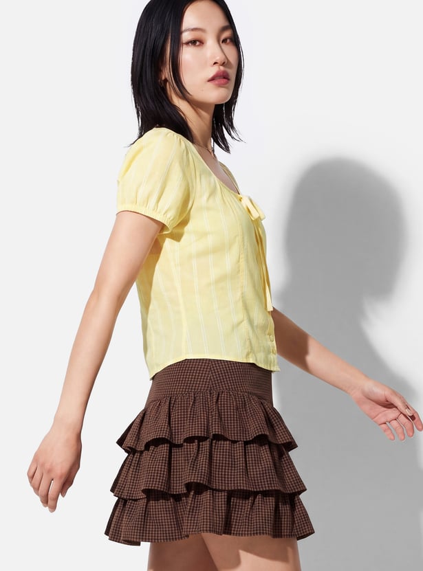 URB_N Women Printed Blouse