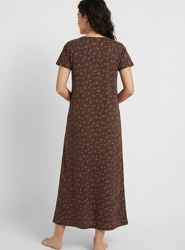 Women Printed Nightgown