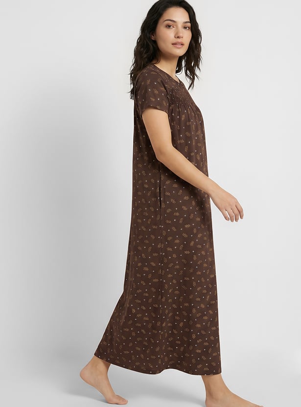 Women Printed Nightgown