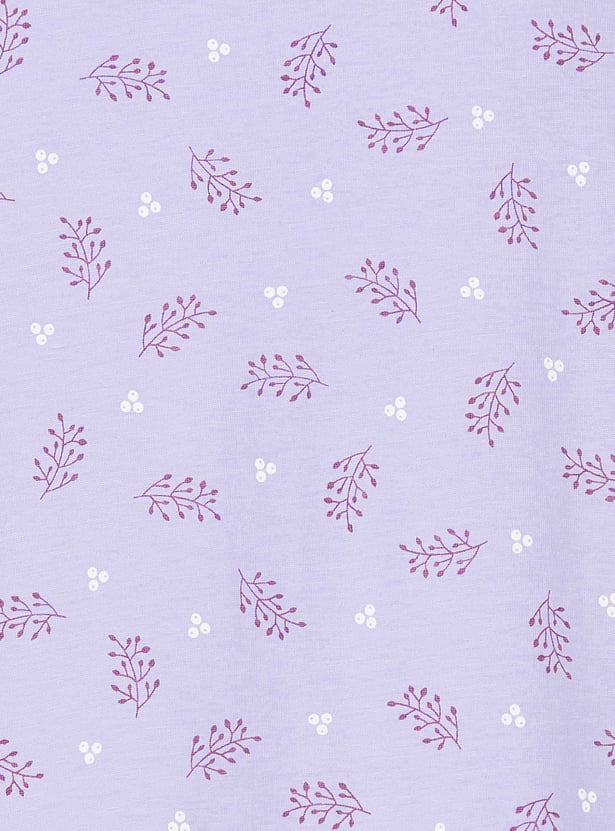 Women Printed Nightgown
