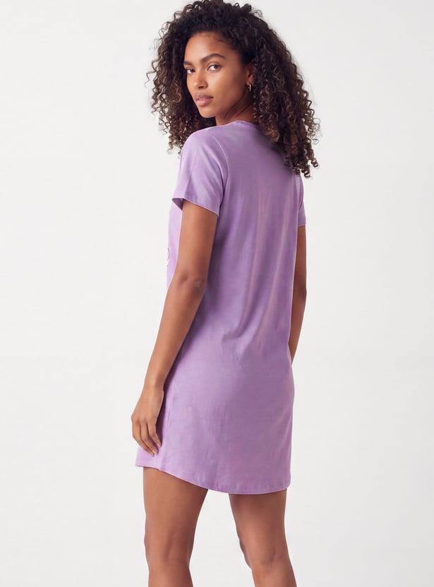Women Printed Nightdress