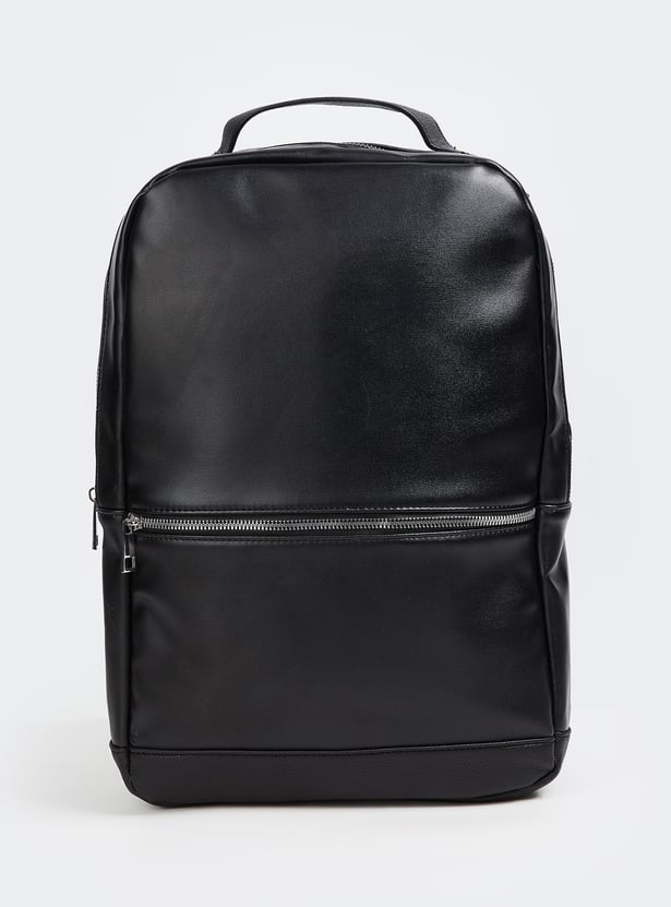 Men Solid Backpack
