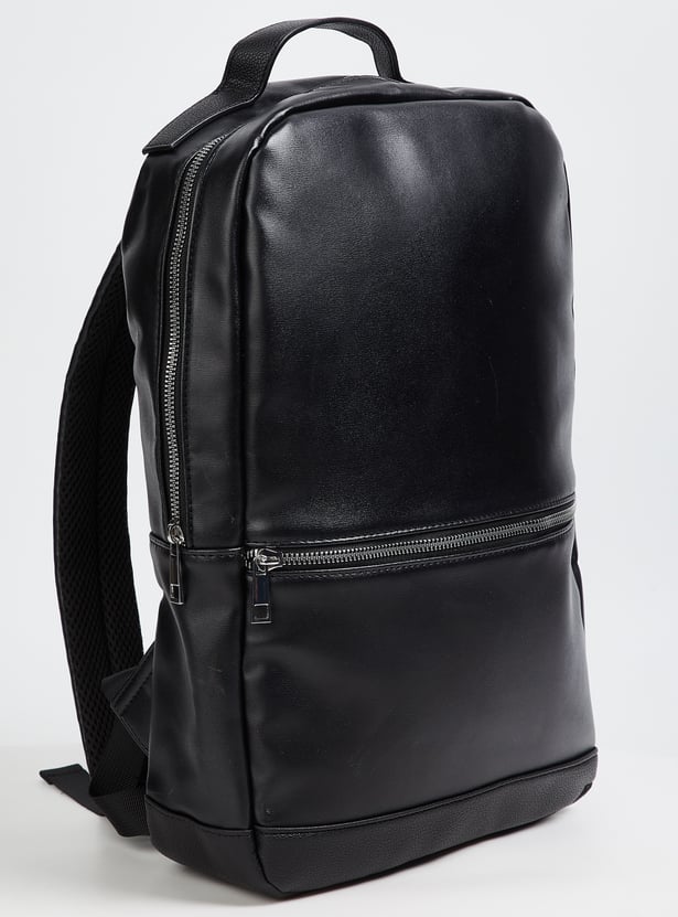 Men Solid Backpack