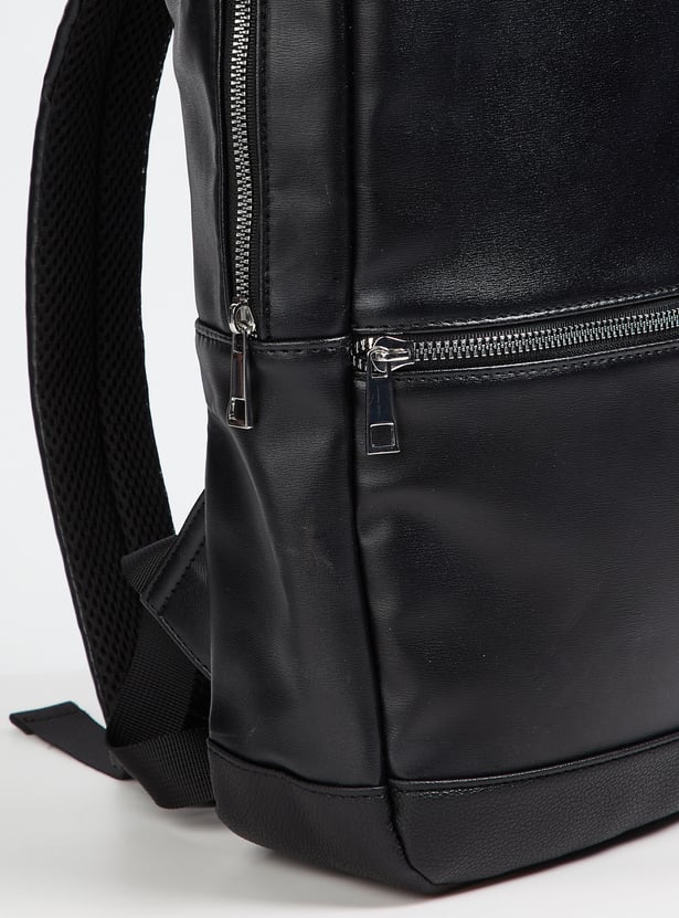 Men Solid Backpack