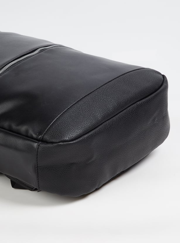 Men Solid Backpack