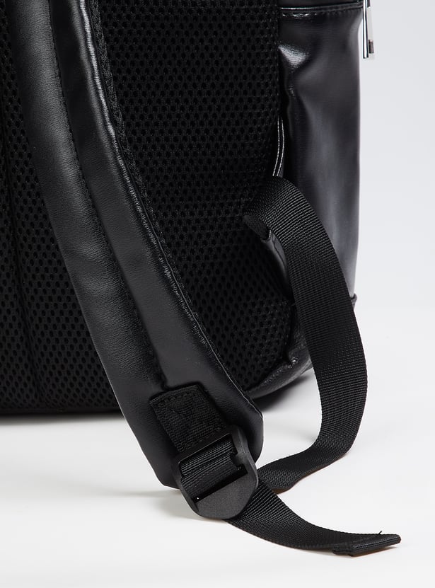 Men Solid Backpack