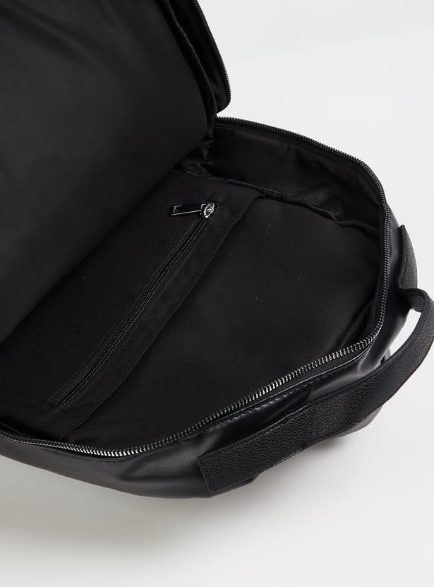 Men Solid Backpack
