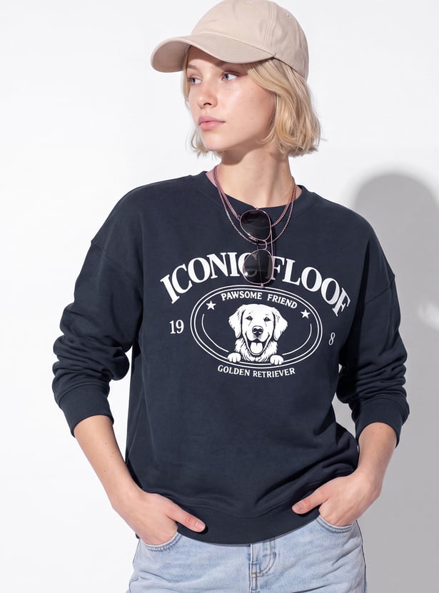 URB_N Women Printed Sweatshirt