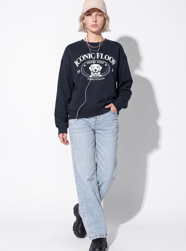 URB_N Women Printed Sweatshirt