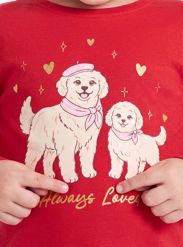 Girls Printed T-shirt
