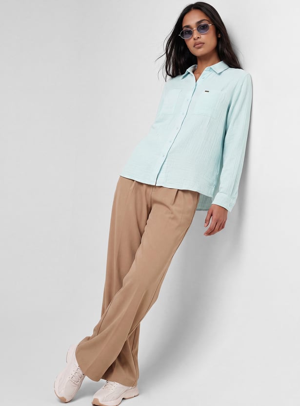 Women Solid Shirt