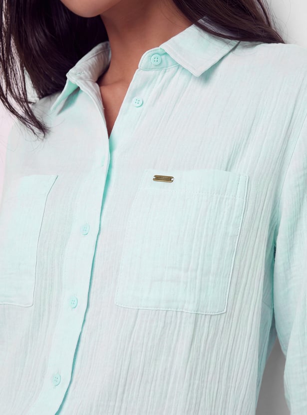 Women Solid Shirt