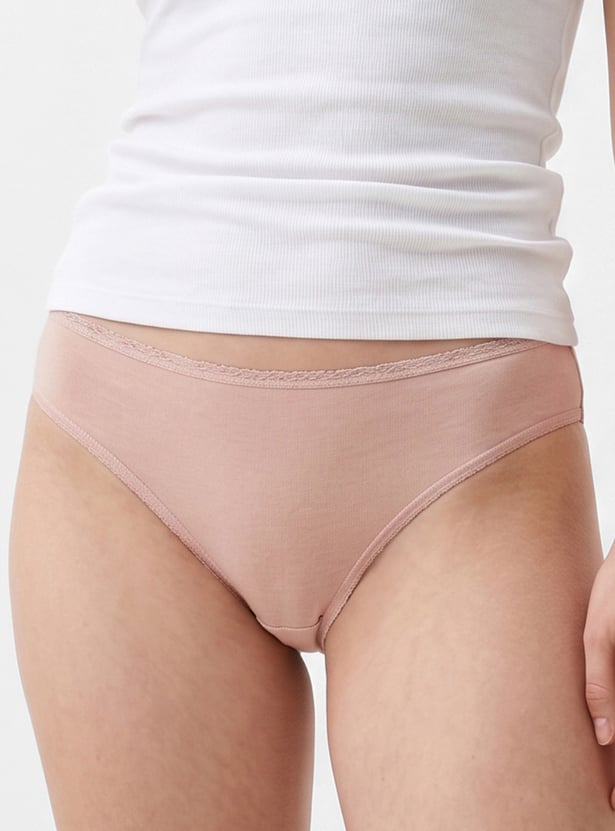 Women Solid Panties - Pack of 3