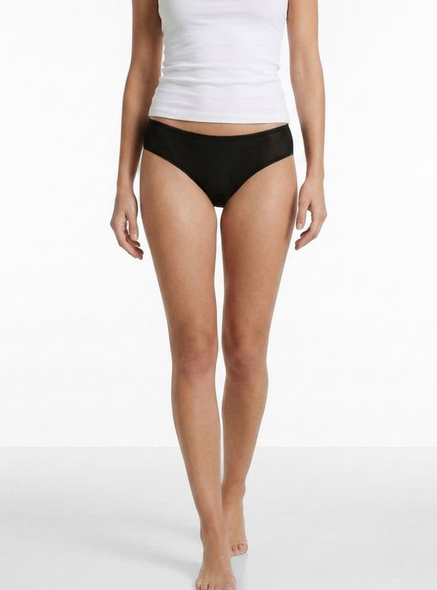 Women Solid Hipster Panties - Pack of 3
