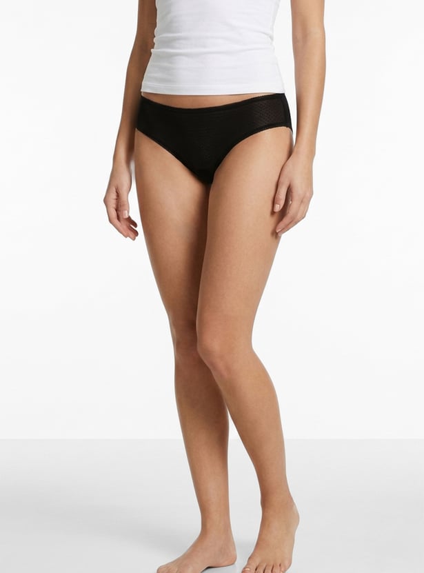 Women Solid Hipster Panties - Pack of 3