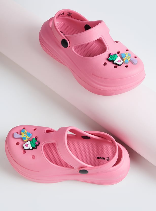 Girls Applique Clogs