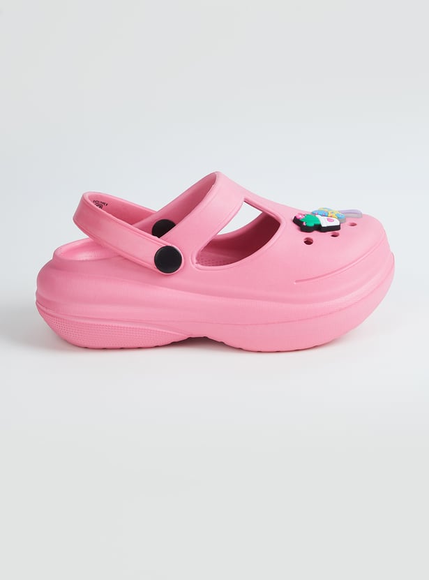 Girls Applique Clogs