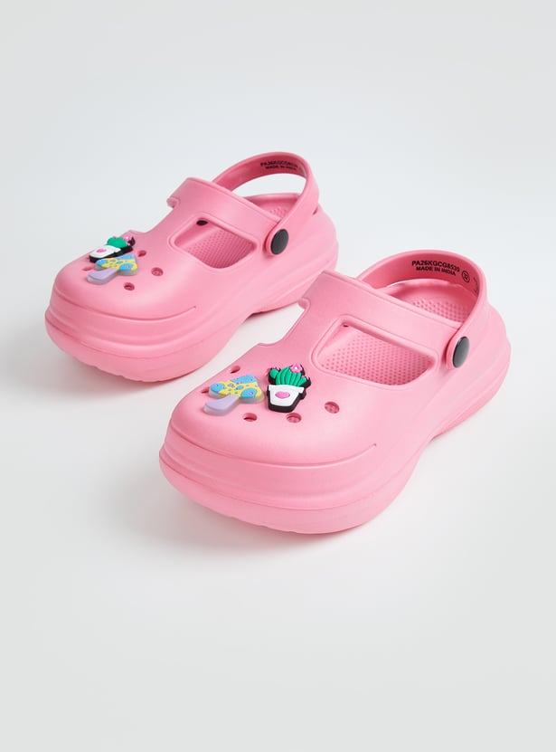 Girls Applique Clogs