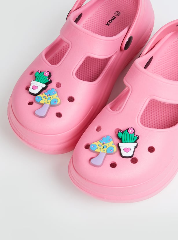 Girls Applique Clogs